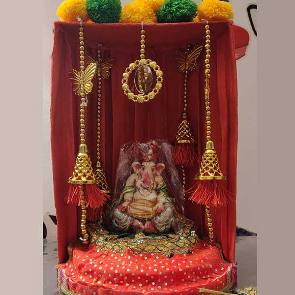 Cardboard Ganesh Temple Miniature – A Sacred Build in Small Scale